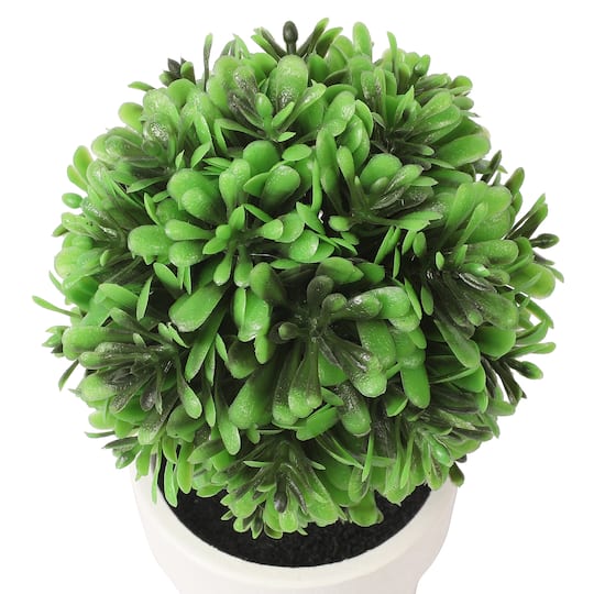 6 Packs: 3 ct. (18 total) 6.75" Premade Green Boxwood Ball Topiaries in Plastic Pots by Ashland®